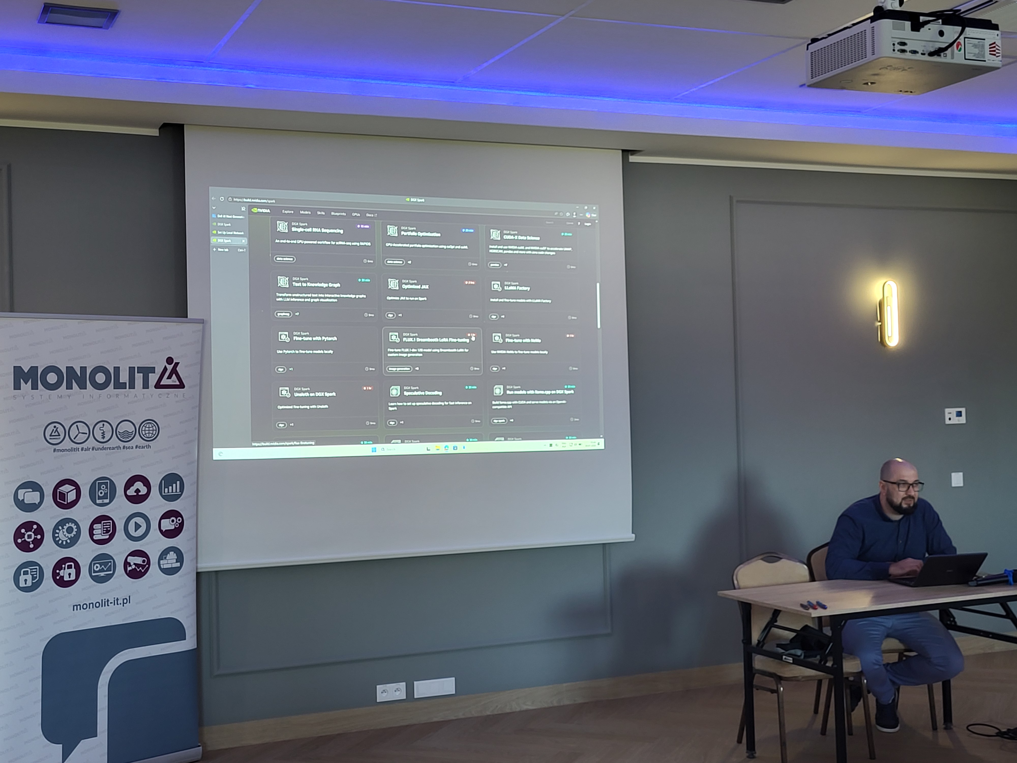 Konrad Szczepaniak. Środowisko DGX Spark i gotowe playbooki_Dll Pro Max z 10GB
